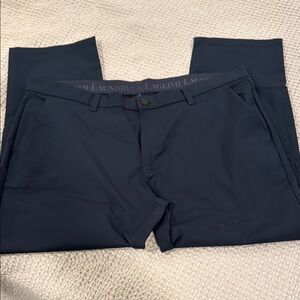 English Laundry Men's Dark Blue Chino Dress Pants